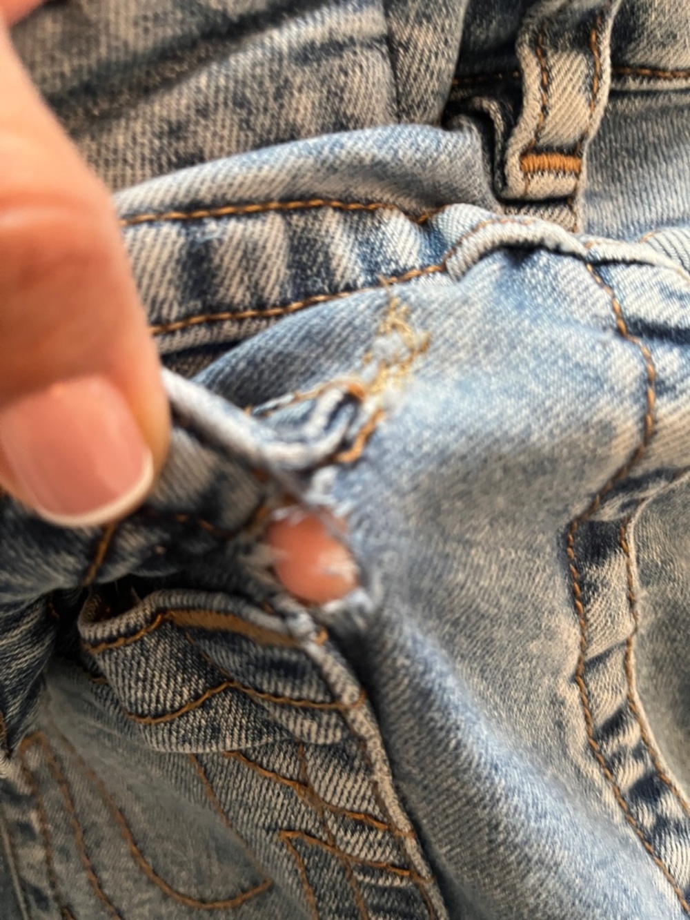 True religion Mid-Rise Bootcut Jeans - Light Blue-size 29 - Picture 6 of 8